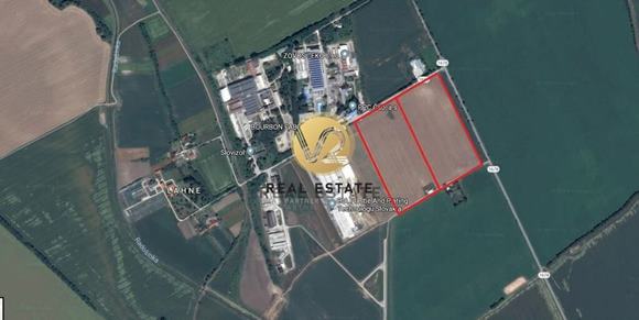 Na PREDAJ pozemky Čab priemyselná zóna 149 000m2